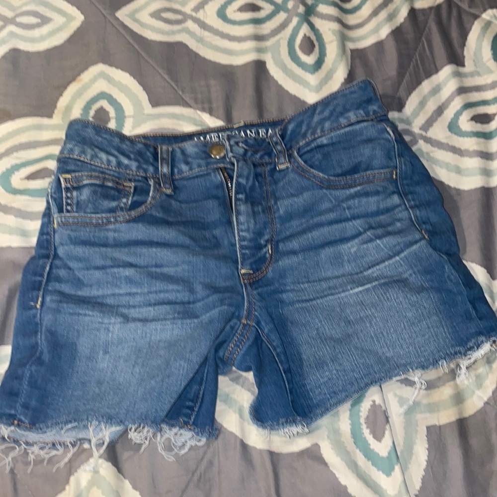 ae high rise shorts